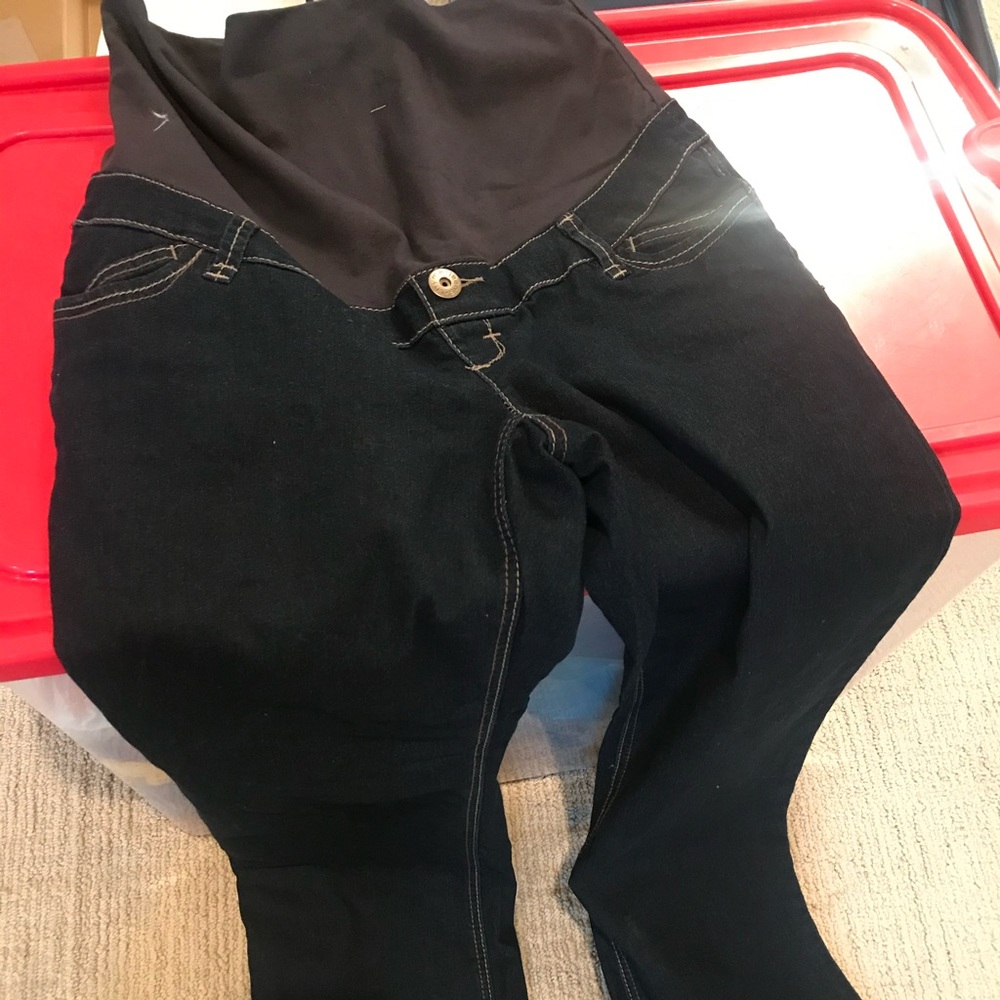 Never worn Maternity flared jean